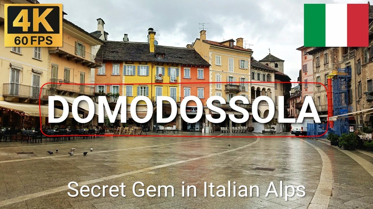 DOMODOSSOLA, Italy 🇮🇹 | 2023 | 4K·60p | Rainy Day in Italy's Underrated Alpine Town