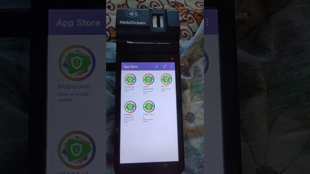 How to Upgrade your RD service in Mobi-ocean Pos device #postechnology #pos #spossystem #mobioceans