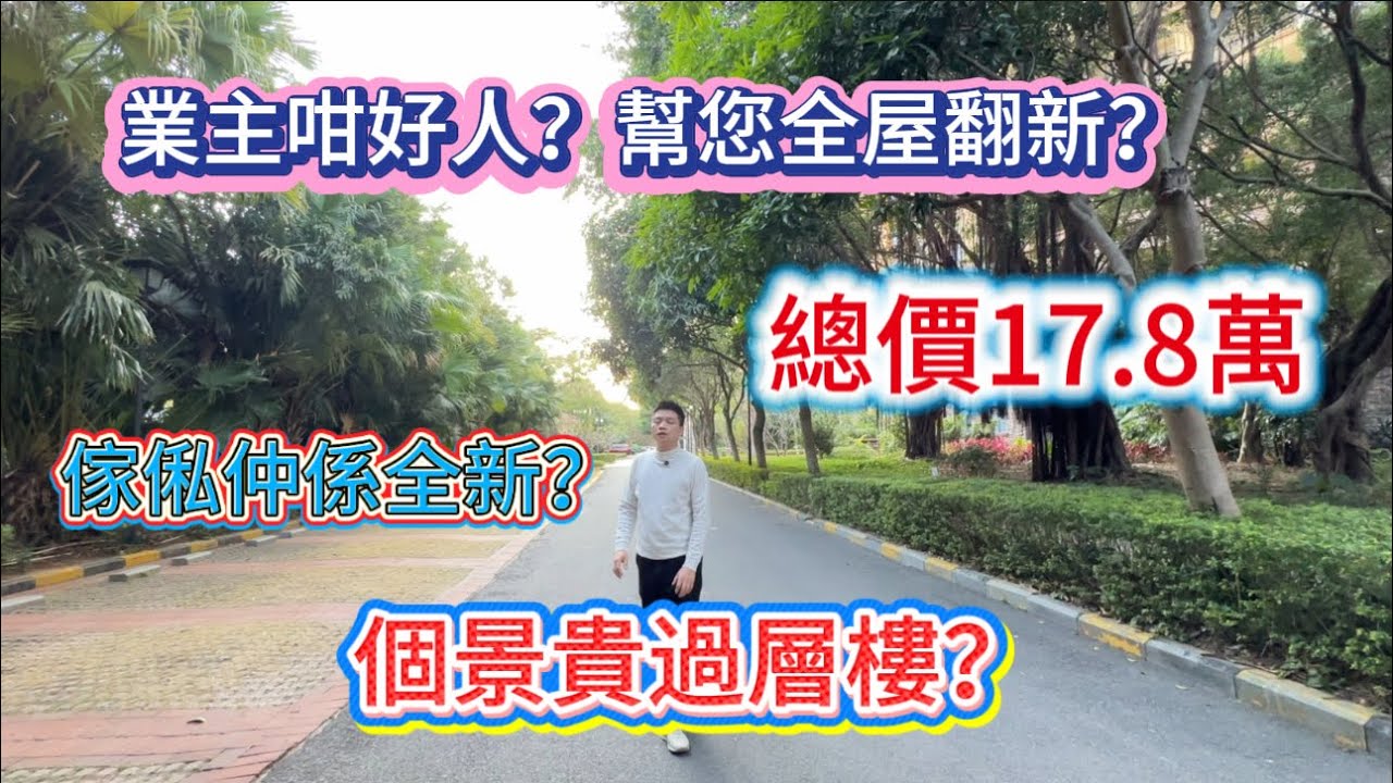 第一次遇到咁好業主|全屋翻新仲送埋全新傢俬| 一日都未住過|買景送樓|總價17.8萬#大灣區樓盤 #home #惠州樓盤 #大灣區樓盤 #房產 