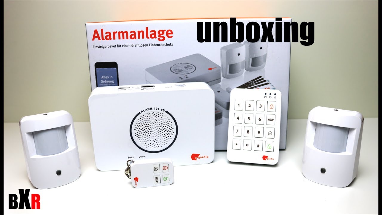 Egardia Alarmanlage Einsteigerpaket unboxing | deutsch