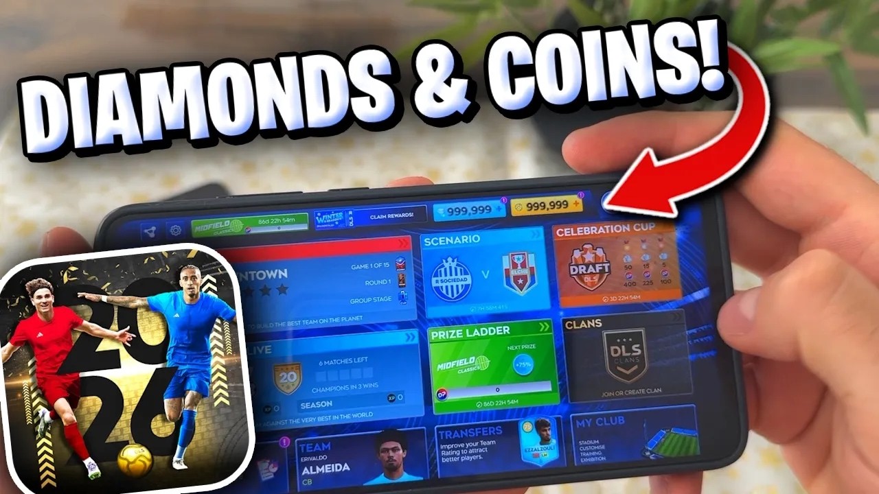 DLS 26 Hack Android / iOS ⚽️ How To Get DLS 26 Coins & Diamonds Without DLS 26 MOD APK - Review 2026