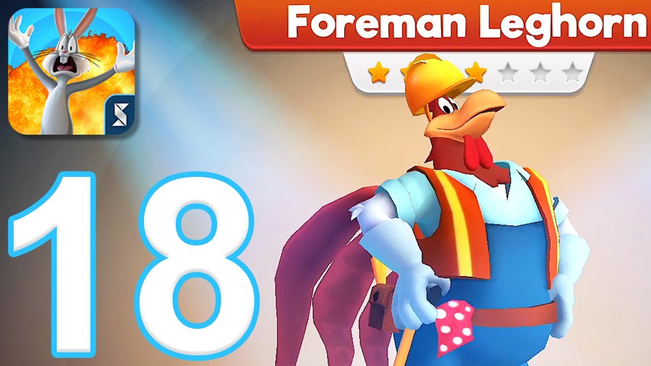 Looney Tunes World of Mayhem - Gameplay Walkthrough Part 18 - Foreman Leghorn Jackpot (iOS, Android)