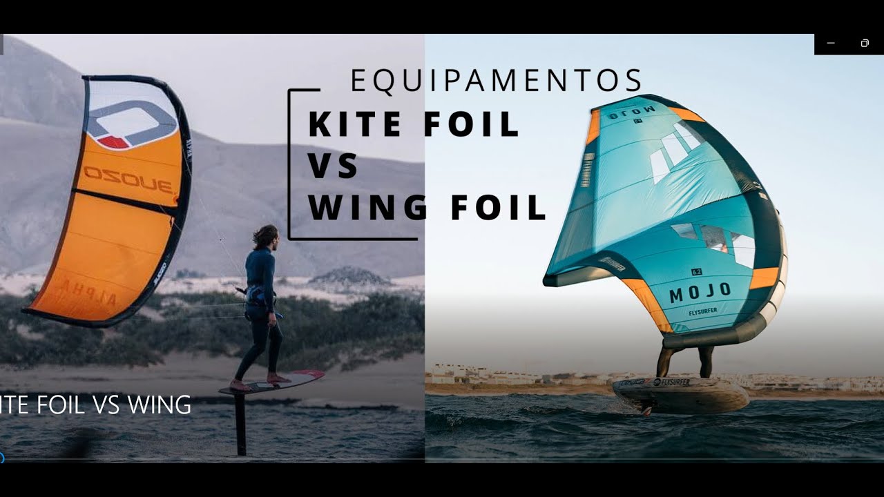 KITE FOIL VS WING - EQUIPAMENTOS