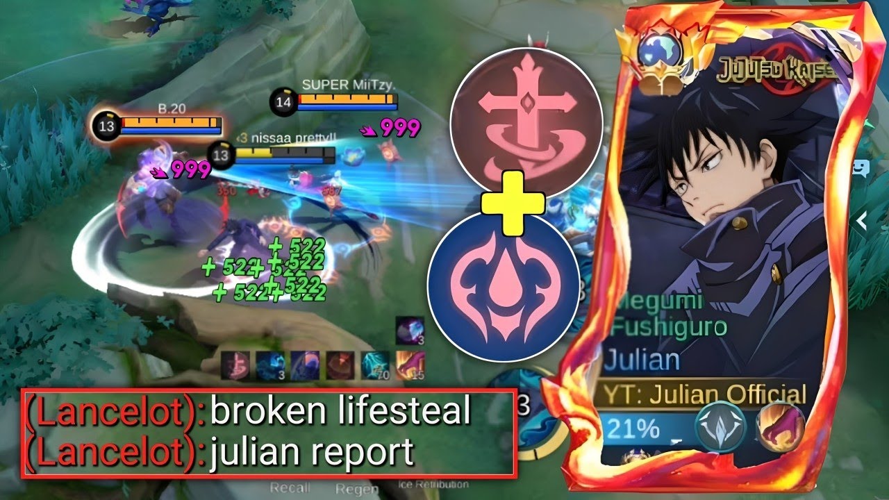 GLOBAL JULIAN FULL LIFESTEAL EMBLEM AUTO SAVAGE 2025!!💀 - JULIAN GAMEPLAY - TOP 1 GLOBAL JULIAN 