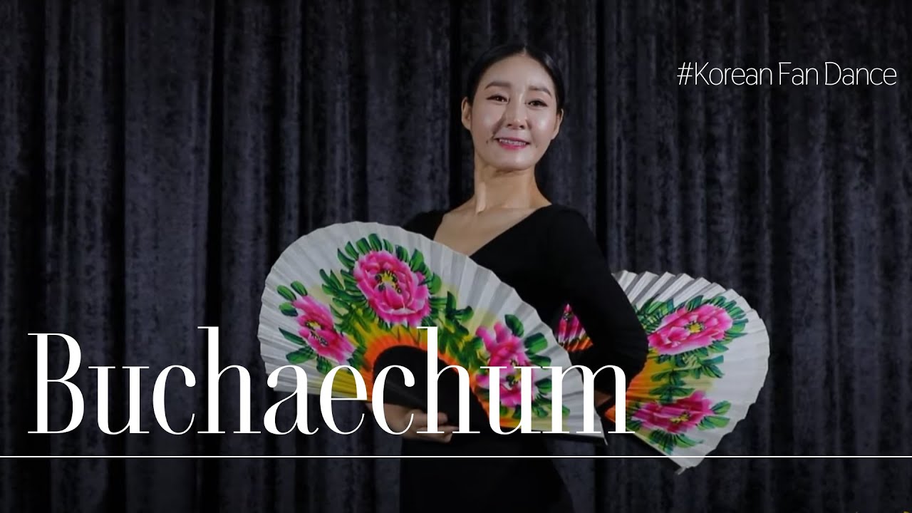 [KR/ENG] 전통 부채춤 동작 설명 | Buchaechum Guide (Korean Fan Dance)