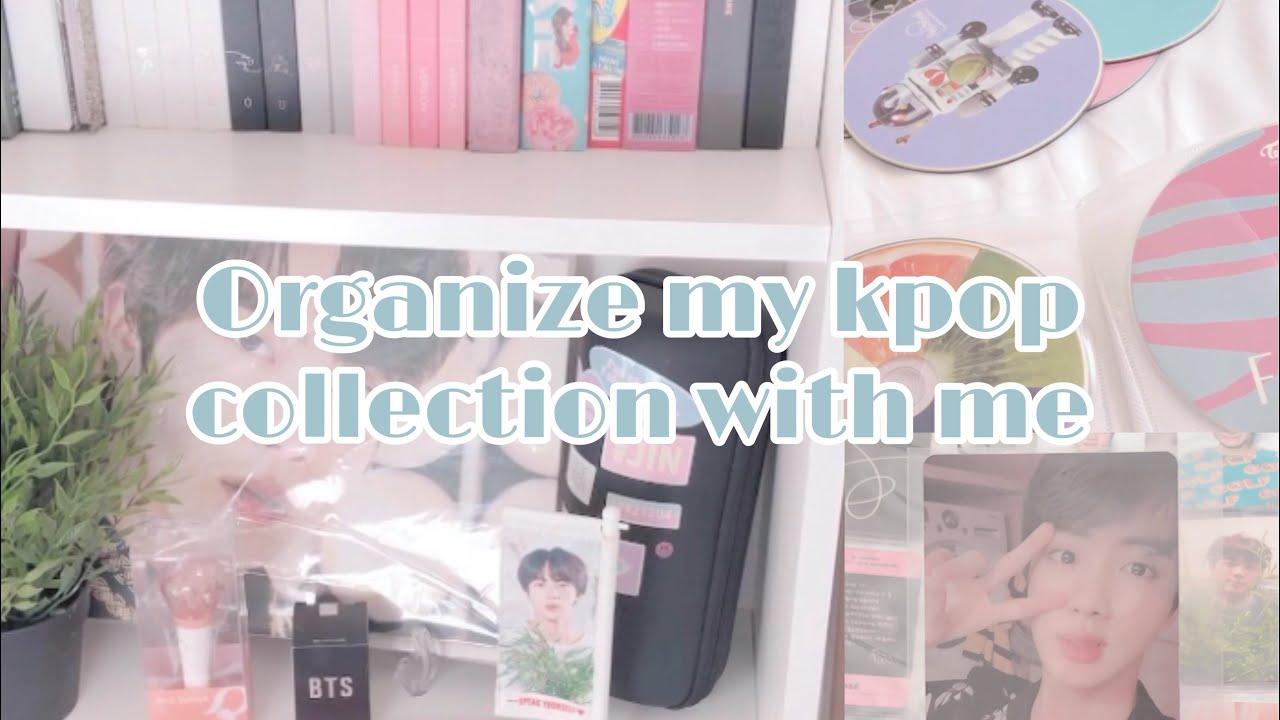 🎐Organize my kpop collection with me !(shelf,cds,&photocards )