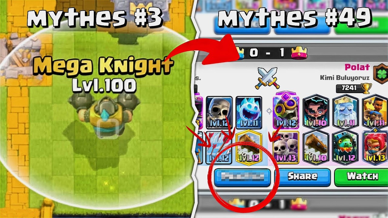 J’ai testé 50 mythes sur Clash Royale…