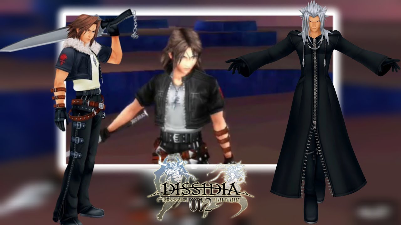 Squall (DLC) Vs. Xemnas | Dissidia 012 (MOD)