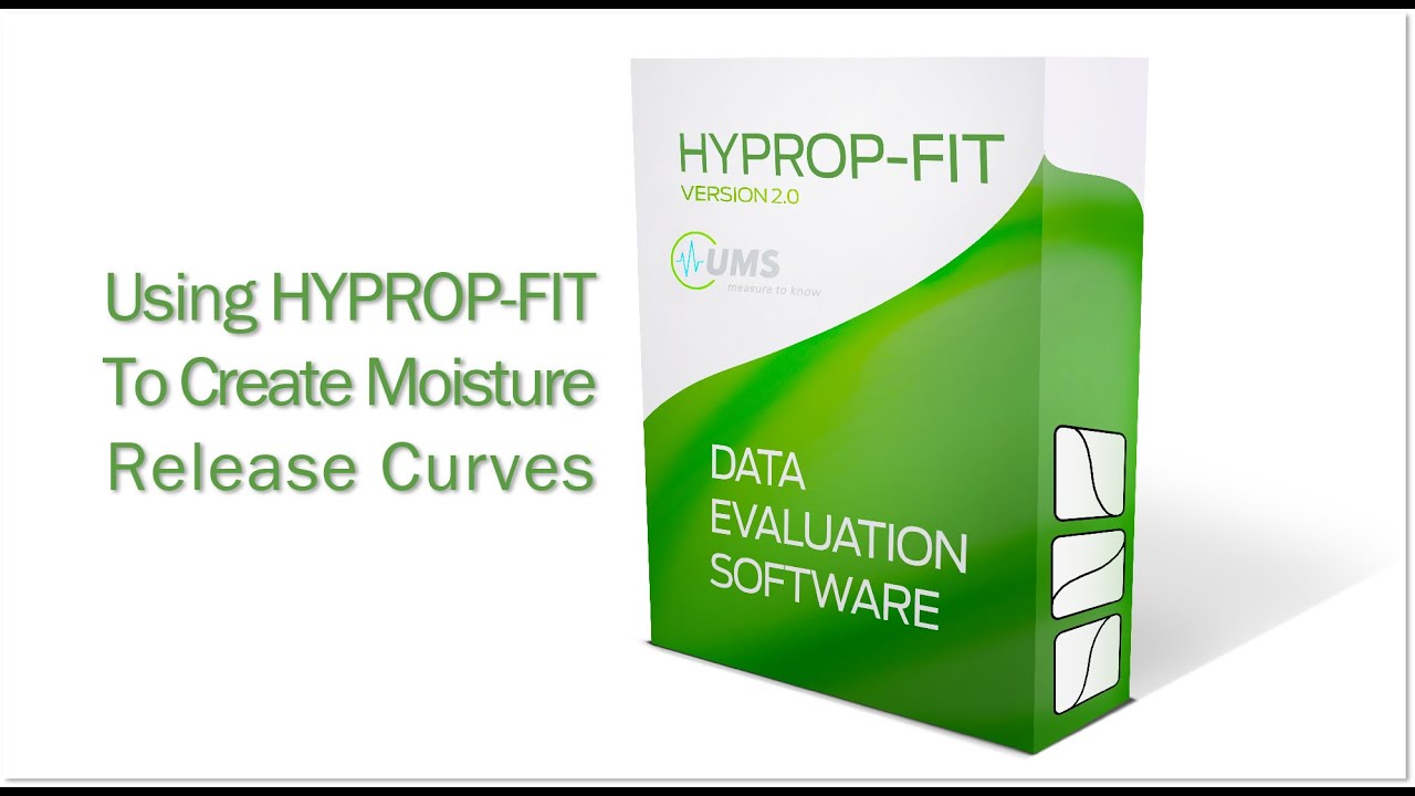 Using HYPROP-FIT Software to Create a Moisture Release Curve