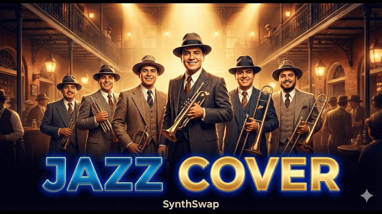 Mi Último Deseo | Los Recoditos | New Orleans Jazz | SynthSwap Cover