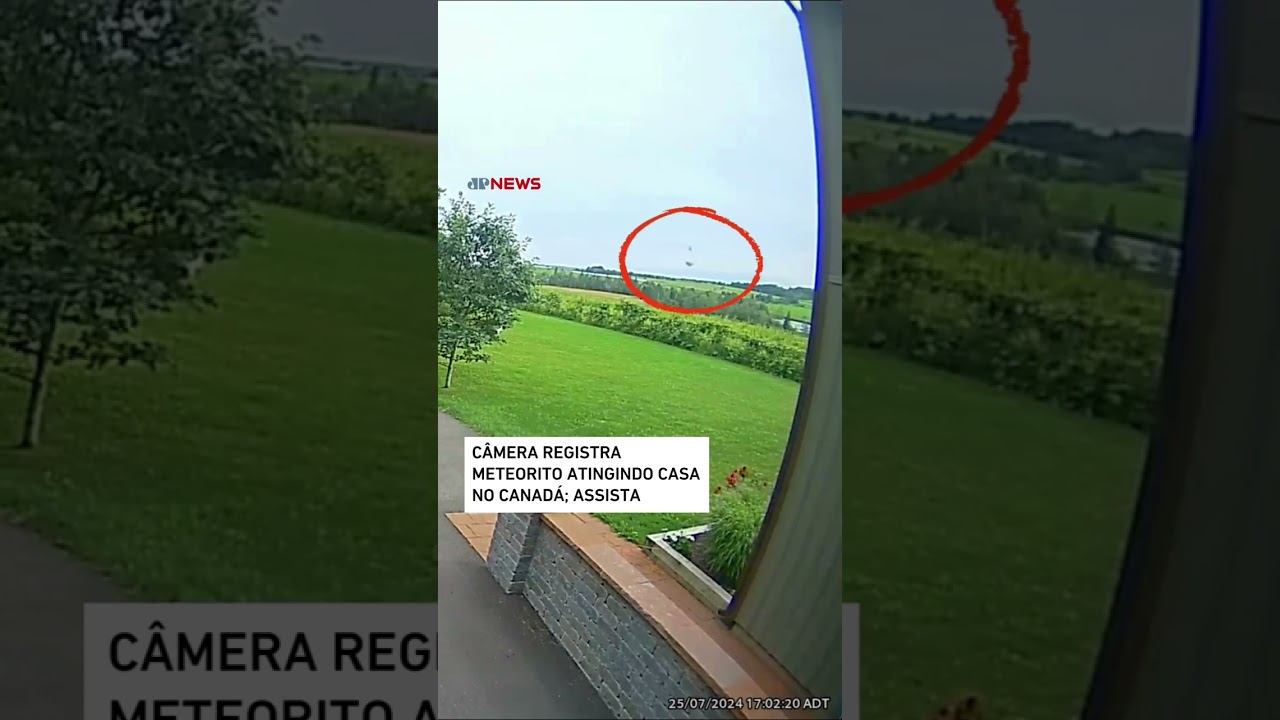 C&acirc;mera registra meteorito atingindo casa no Canad&aacute;; assista