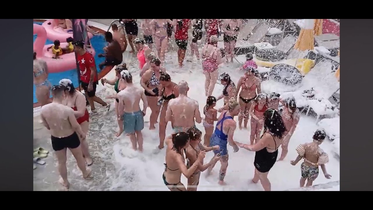 Club Mermaid Village Foam Party #Turkler #Alanya #Turkey 18-05-2024