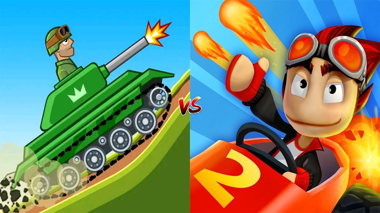 Beach Buggy Racing 2 vs Hills of Steel