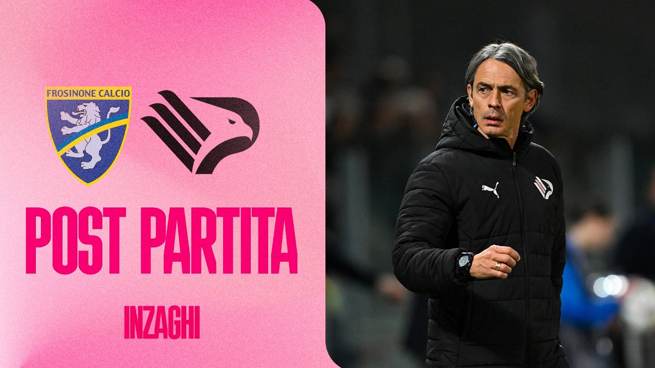 Frosinone-Palermo🎙️Inzaghi  nel post partita