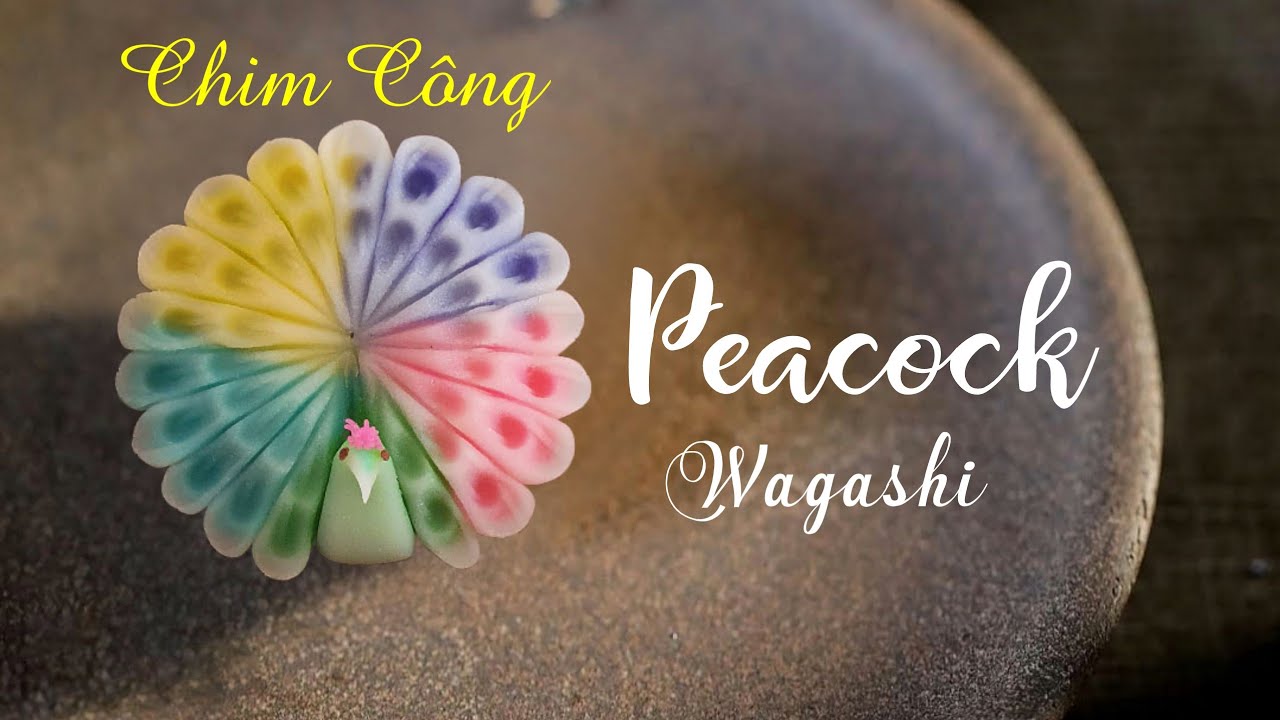 How To Make Peacock Nerikiri Wagashi