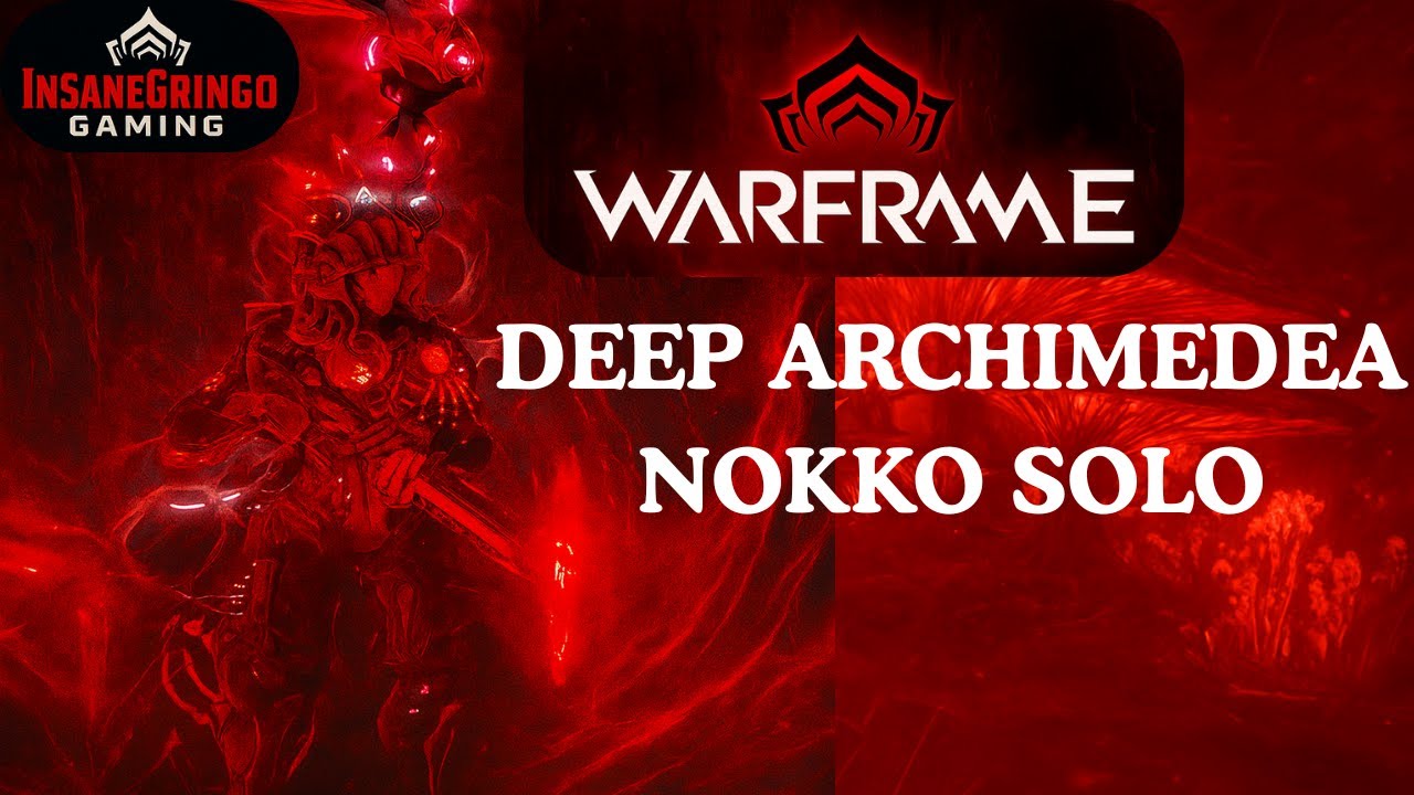Warframe &ndash; Deep Archimedea SOLO with Nokko &ndash; The Destroyer&rsquo;s Test