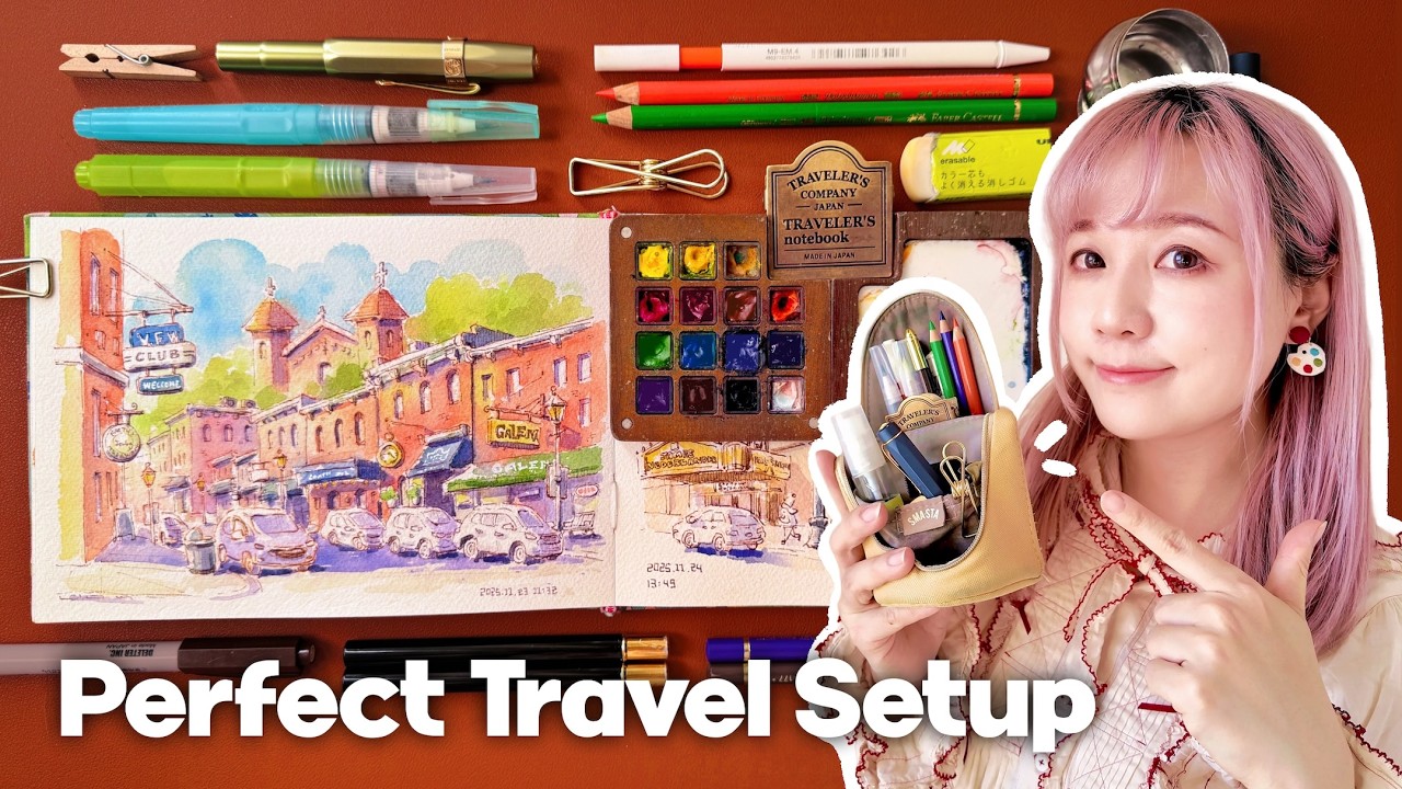 My Mini Travel Art Kit: Tips for Quick & Heartfelt Sketches on the Go