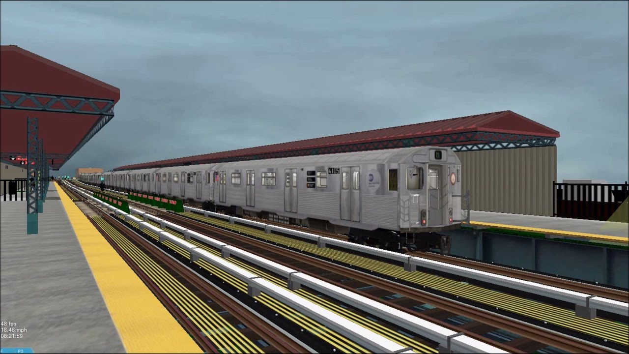 OpenBVE HD EXCLUSIVE: NYC Subway R38 AC Traction Motor Test Train on The N Line [Download] 2/24/17