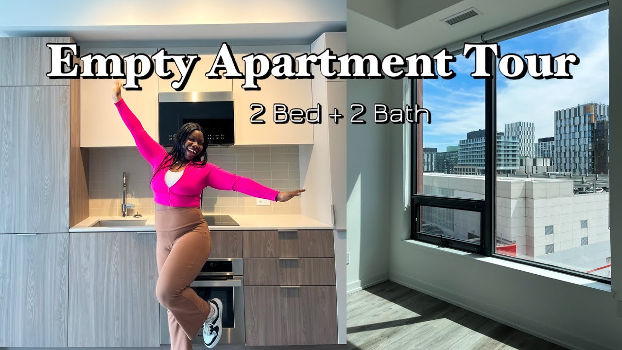 Empty Apartment Tour | 2 Bed + 2 Bath | Downtown Toronto New Apt.| Moving Vlog Series