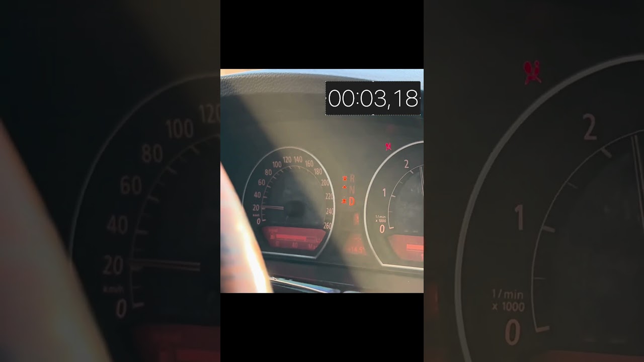 BMW 7.30D 0-100 Hız Testi