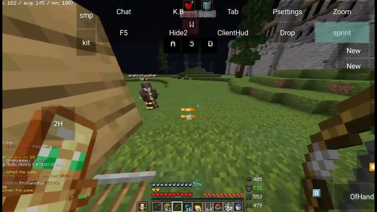 fastest win in cart PvP// pojav launcher touch control