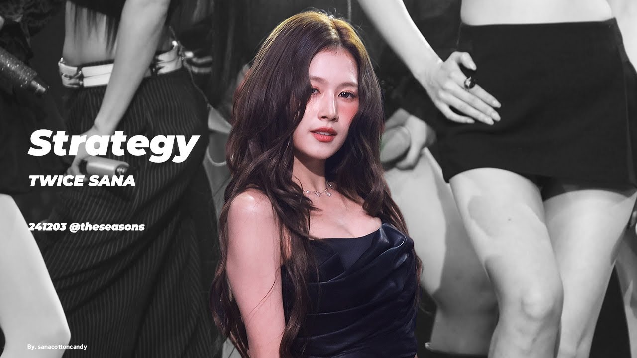[4K] [FANCAM] 241203 트와이스 사나 TWICE SANA theseasons 'Strategy' 직캠