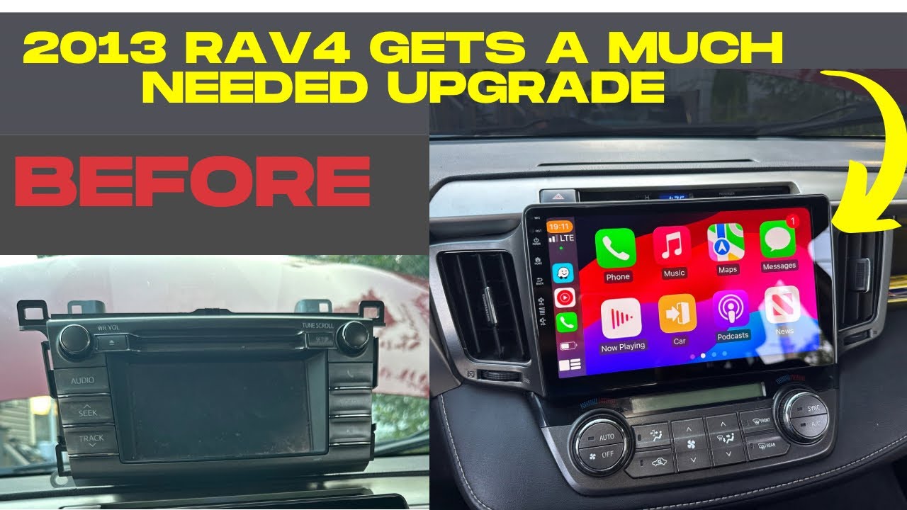 How to upgrade your 2013-2019 Toyota RAV4  with a brand news Android head unit from ROADANVI