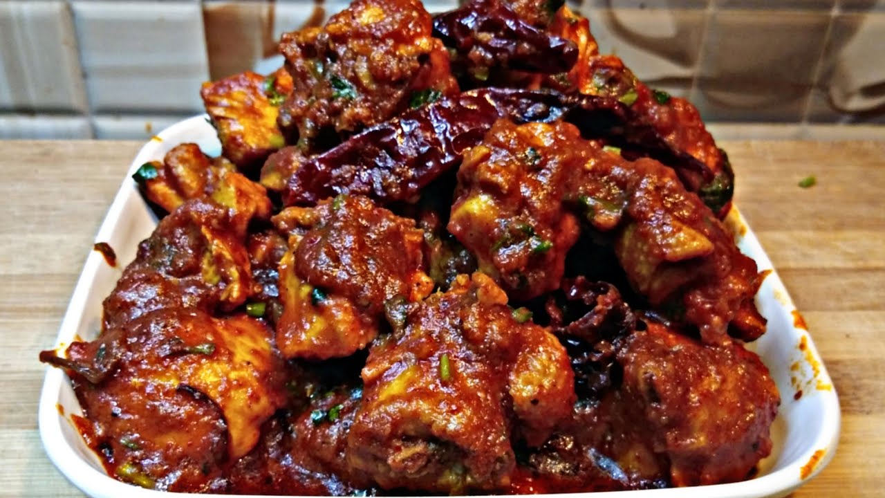 Chicken Red Chilly|Chicken Dry#PriyasMadhyamaKutumbhadaRecipes