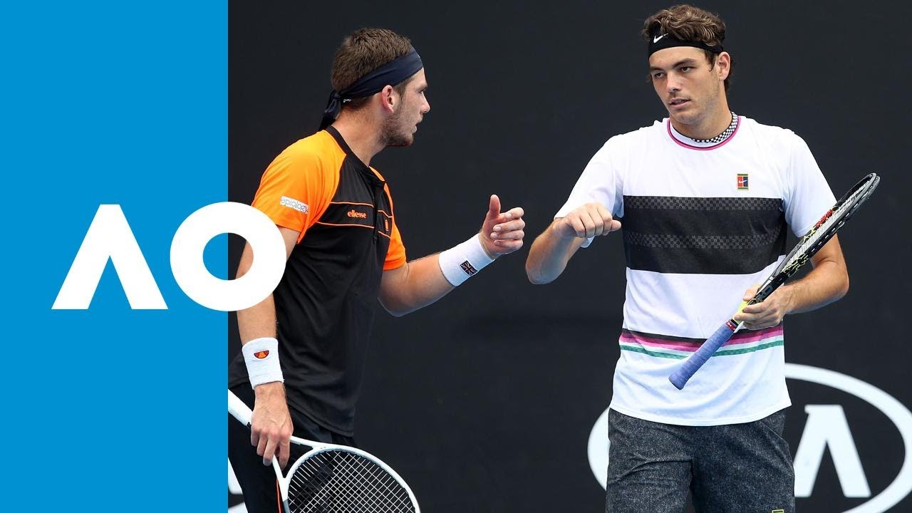 Fritz/Norrie v Sock/Withrow match highlights (2R) | Australian Open 2019