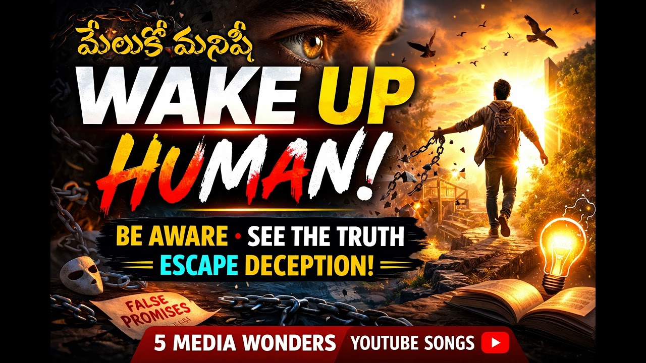 మేలుకో మనిషీ | Wake Up Human | మోసం మరియు నిర్లక్ష్యం పై శక్తివంతమైన అవగాహన పాట