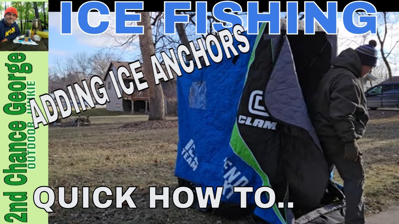 Transforming My Clam Flip Over Ice Trap With Ice Anchors - Watch Now For A Fast Tutorial!