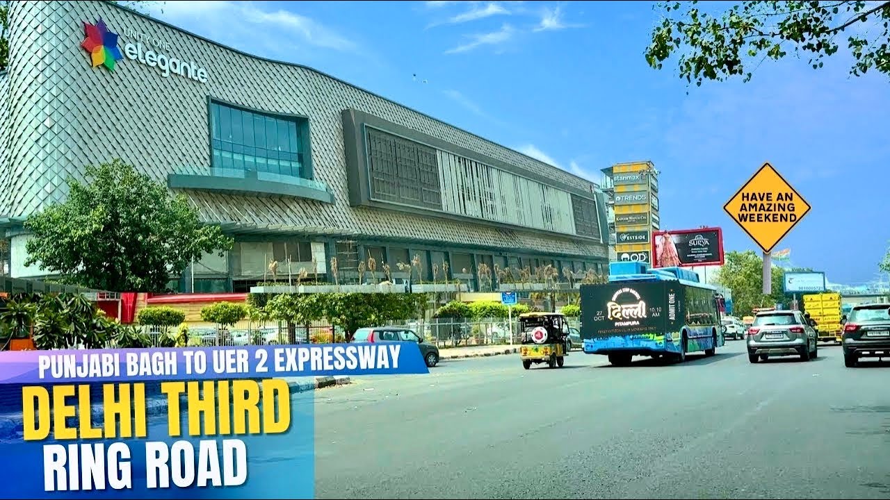Delhi's THIRD Ring Road Drive is a GAME CHANGER - Punjabi Bagh to UER 2 Expressway