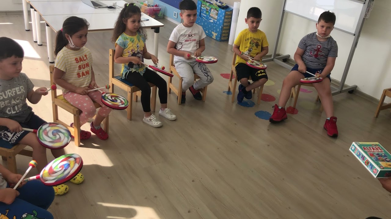 Lolipop Davullar ile Ritim | Kindergarden Rhythm