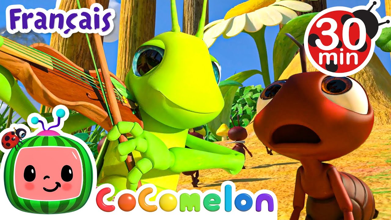La cigale et la fourmi | CoComelon en Français | Chansons pour bébés