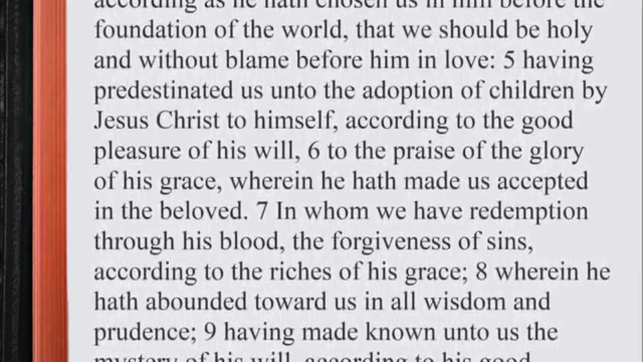 Ephesians 1:1-23 ♩♫ KJV Scripture Song, Full Chapter