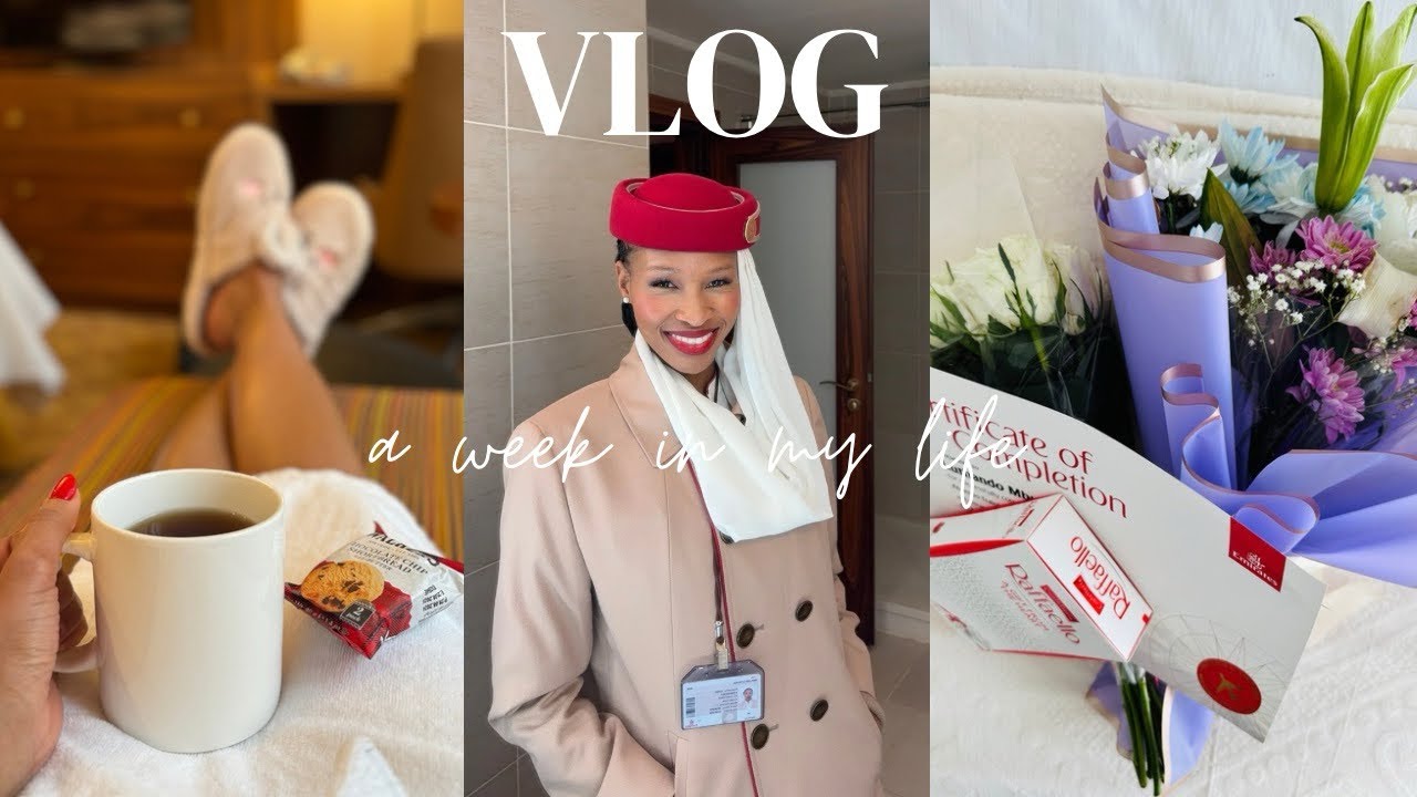 VLOG|WEEK IN A LIFE OF A EMIRATES SOUTH AFRICAN CABIN CREW|RUSSIA|GRADUATION|SOUTH AFRICAN YOUTUBER