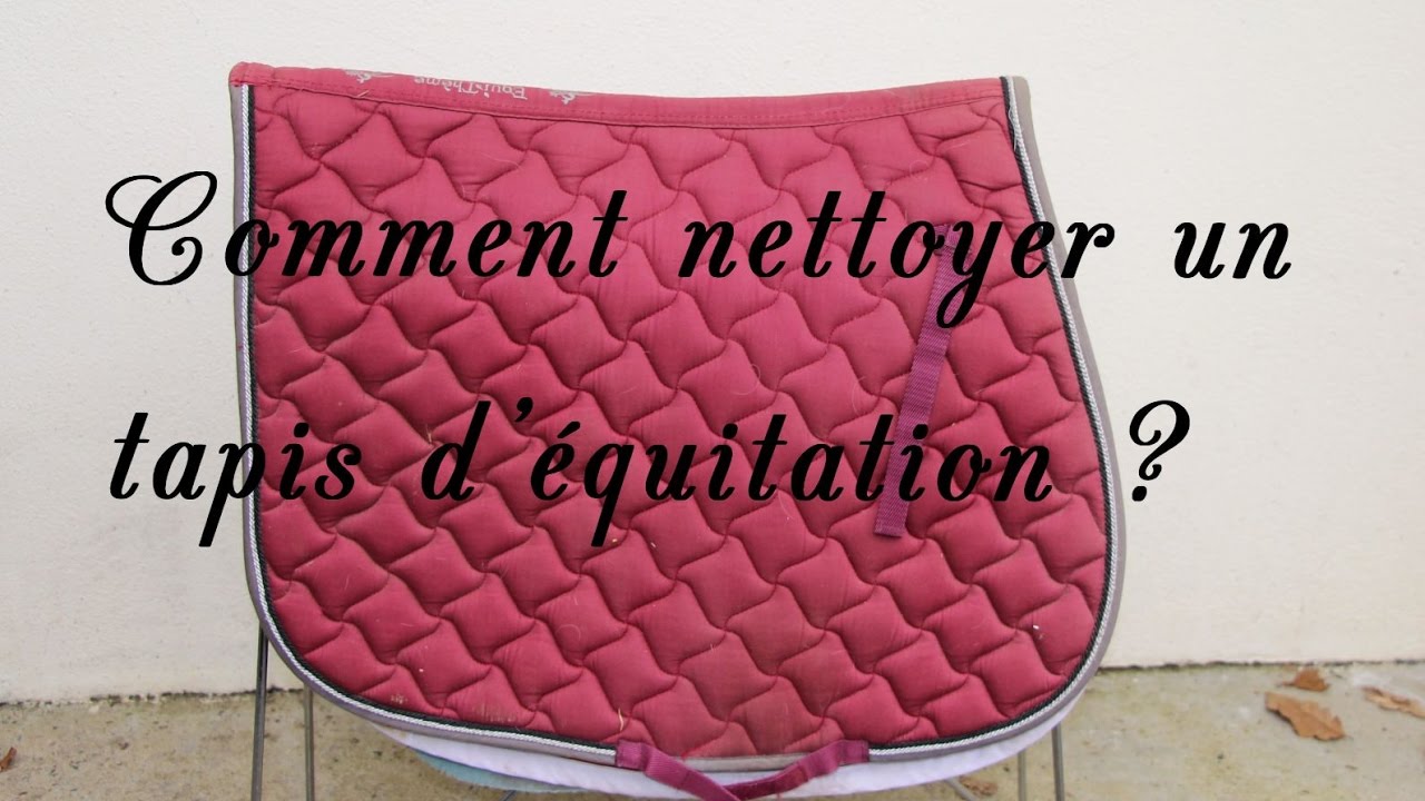 Comment Laver Son Tapis D'Équitation