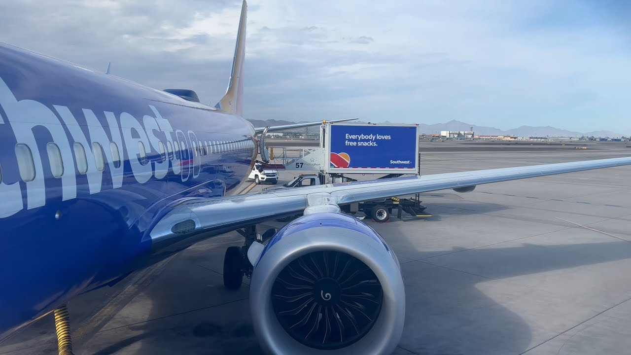 4K | Full Flight (PHX-HOU) | Southwest Airlines Boeing 737 MAX 8 (N8821S)