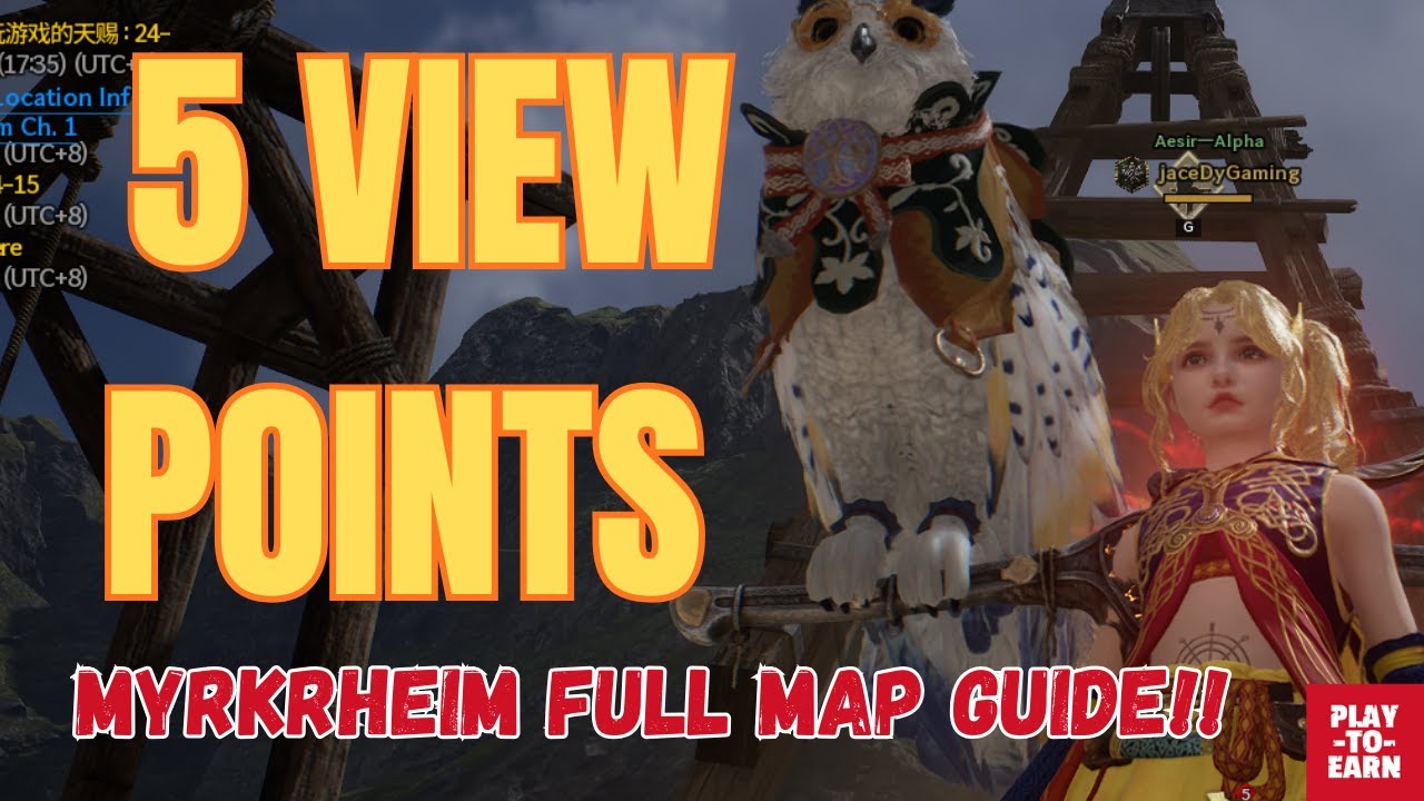 5 View Points Myrkrheim Full Map Guide | Legend of Ymir