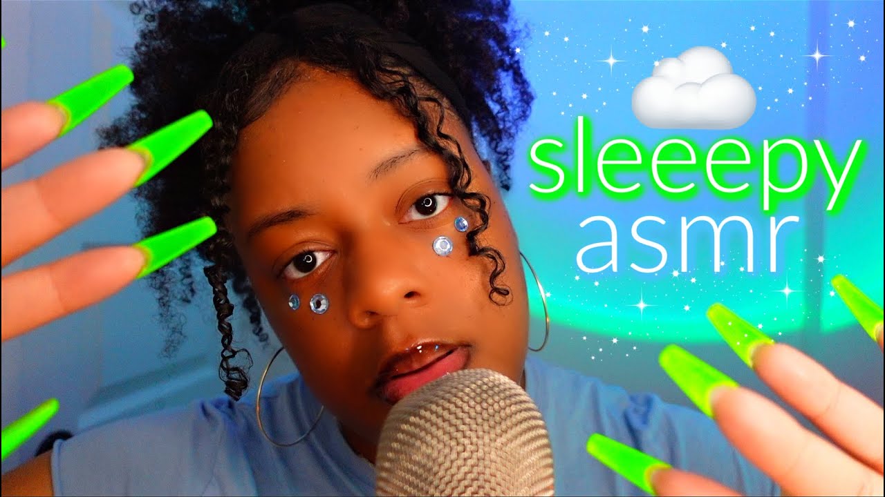 ASMR | Inaudible Whispers + Touching Your Face & Personal Attention 💕✨ [ sleeeepy asmr ♡💤 ]