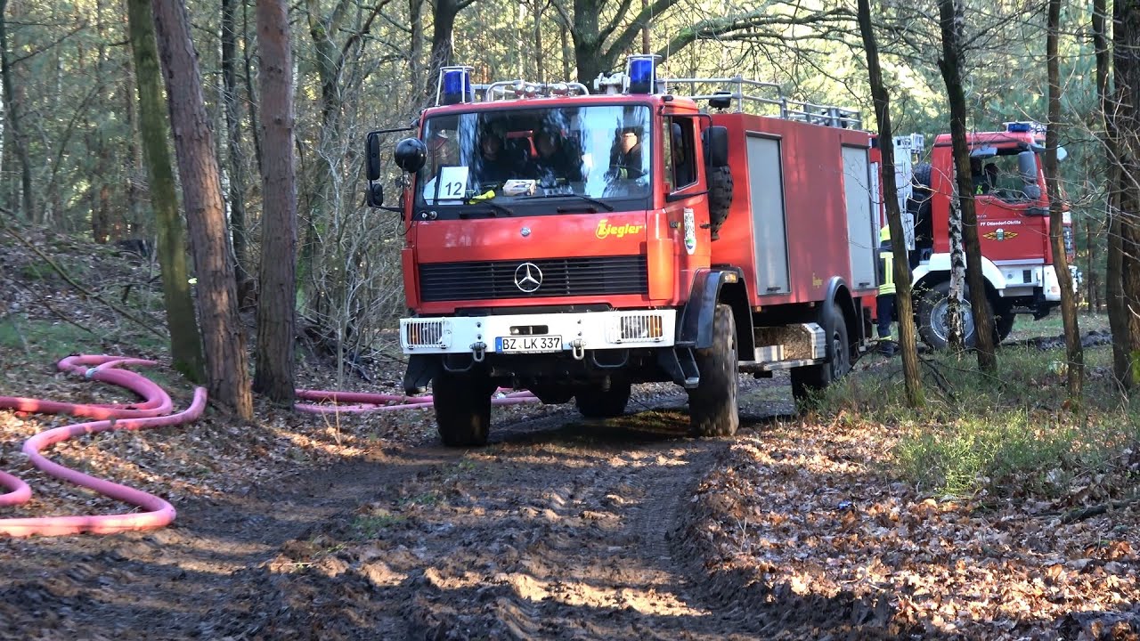 [iconos Düsenschlauchsystem] Waldbrandgroßübung im Landkreis Bautzen