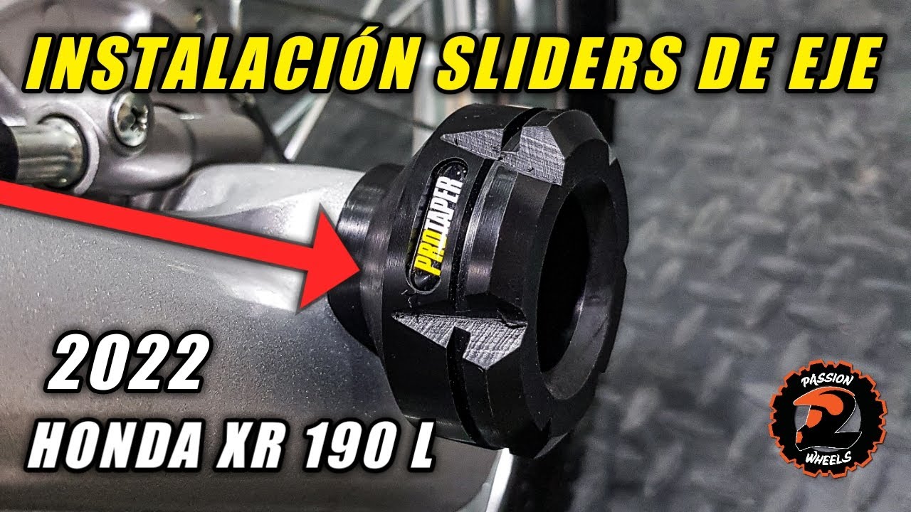 Protege tu Honda XR 190 L con estos SLIDERS Pro Taper 😎