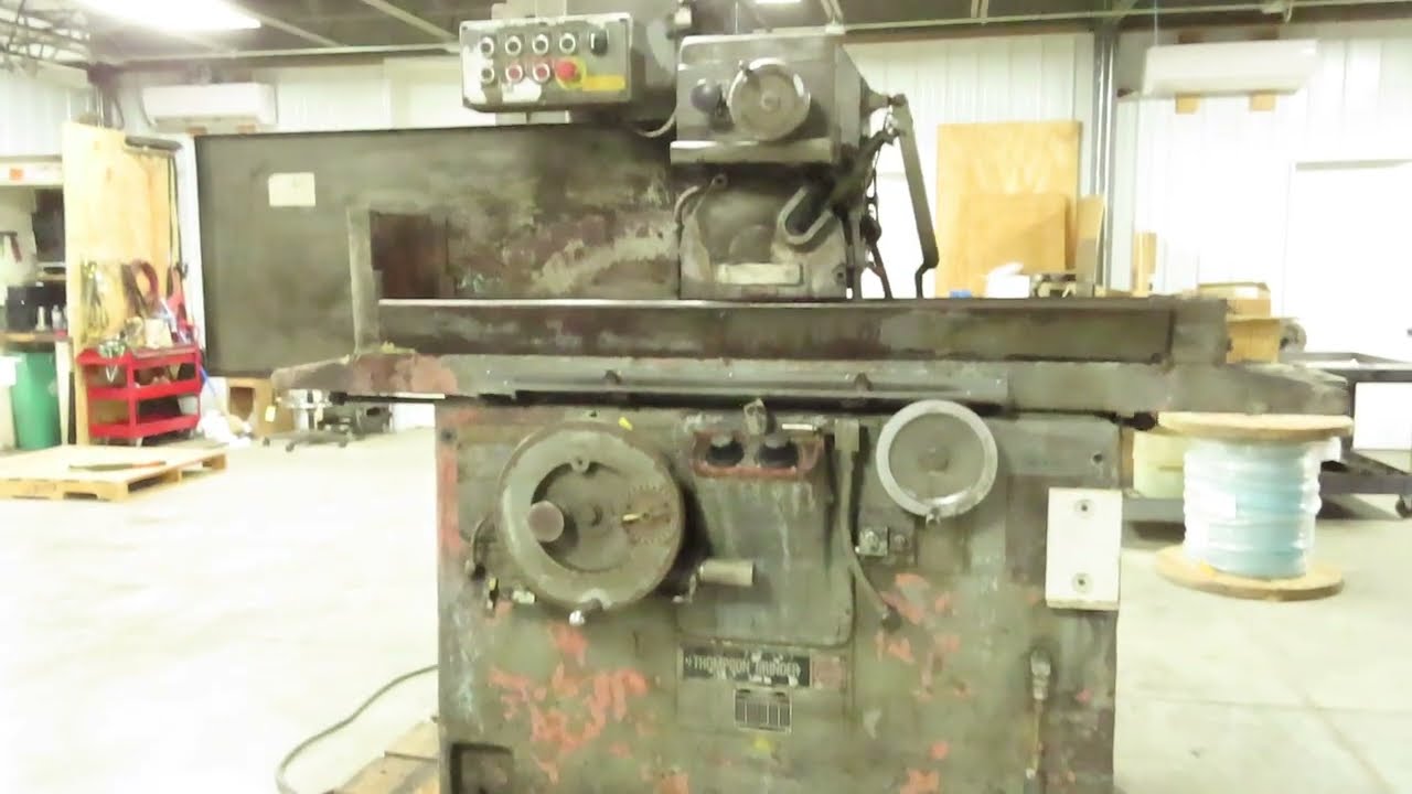 Thompson 2F Surface Grinder 2 Axis Hydraulic Power Cross Feed 8x32