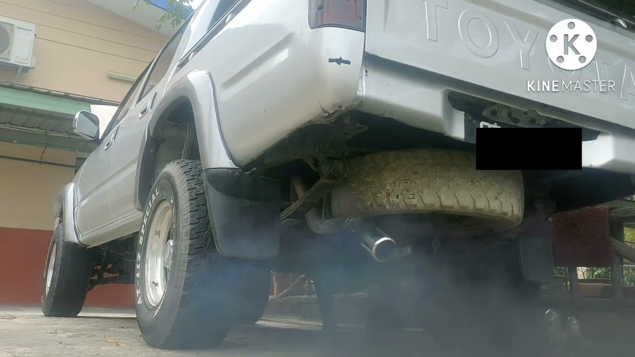 hilux ln166 black smoke
