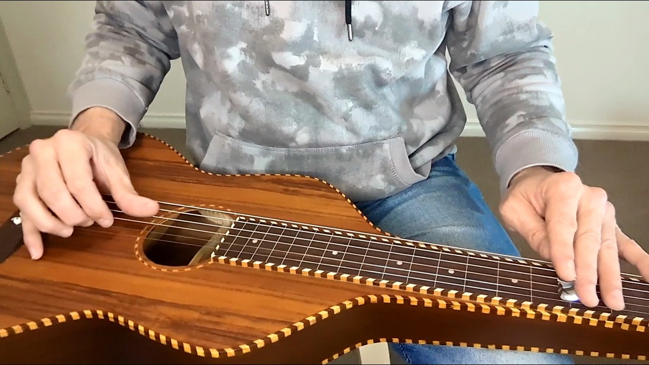 Unboxing of a Chinese Weissenborn Slide Lap steel Guitar