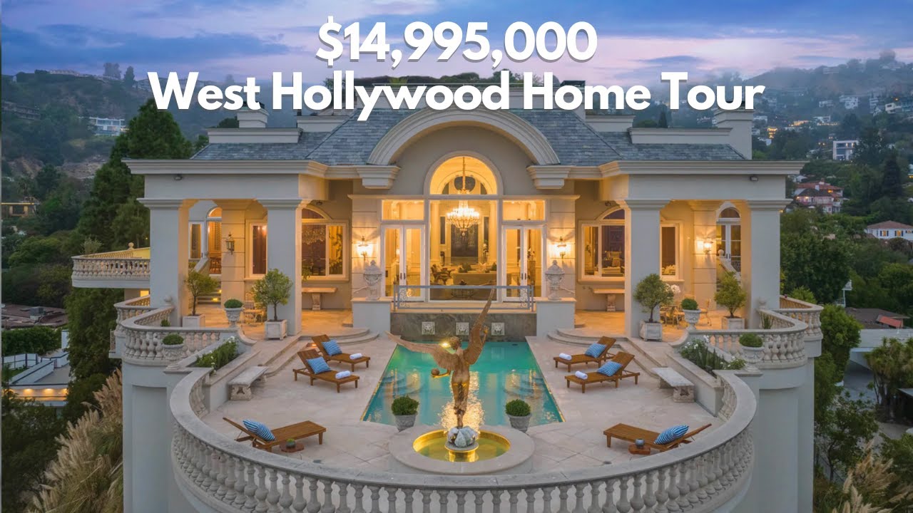 Inside an Incredibly Detailed & Vintage $15M West Hollywood Home | Los Angeles Home Tour