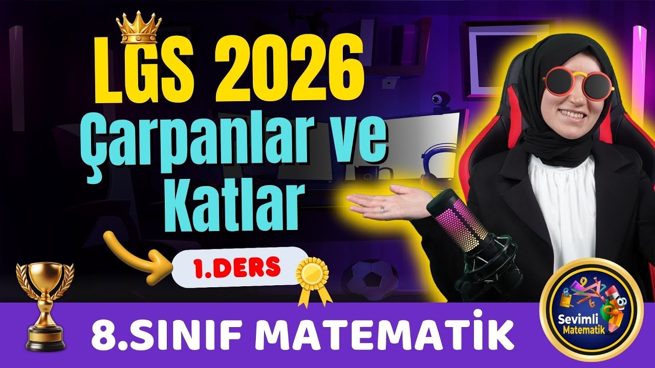 8.Sınıf Matematik | Çarpanlar ve Katlar - EBOB EKOK | #LGS2026 1.Ders