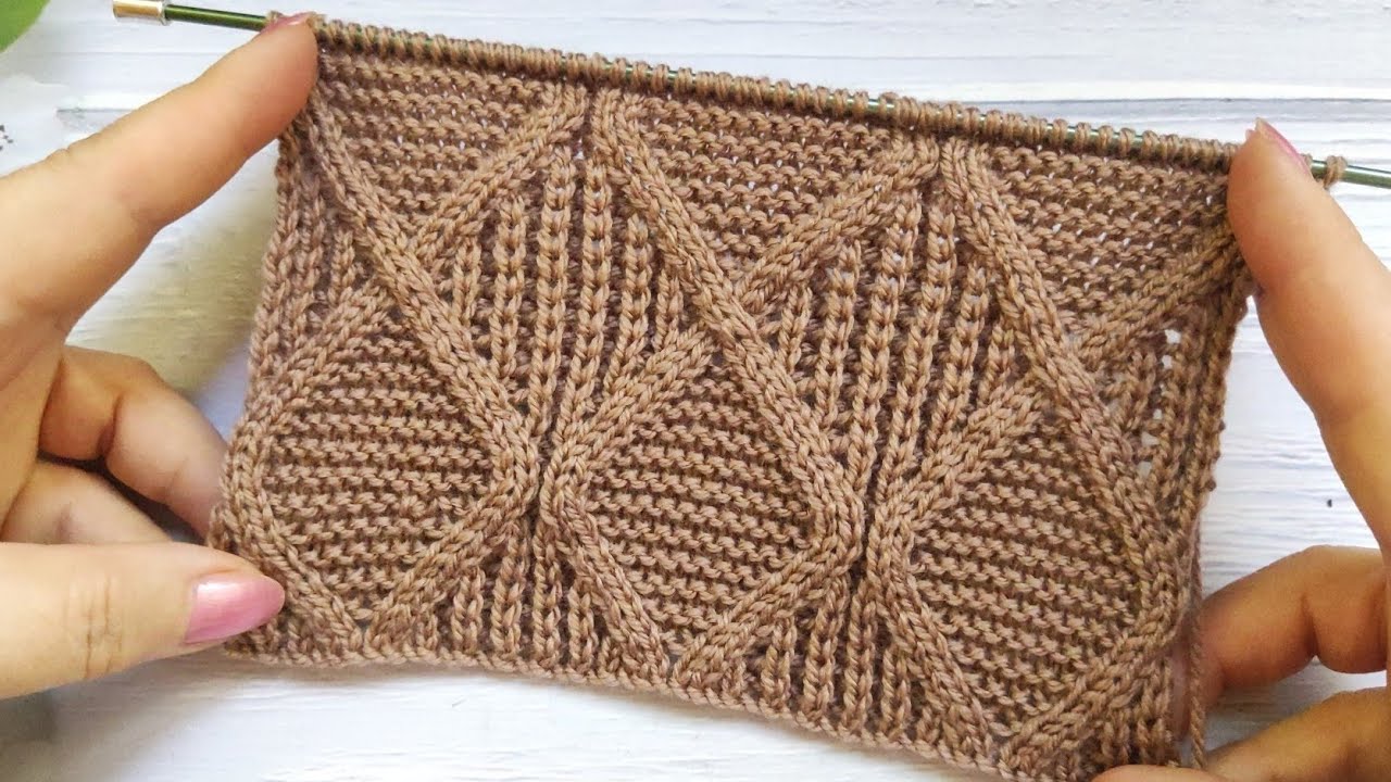 Diamond Knitting Pattern | Rautenmuster stricken | Punto Rombi ai ferri | Point Losanges au Tricot