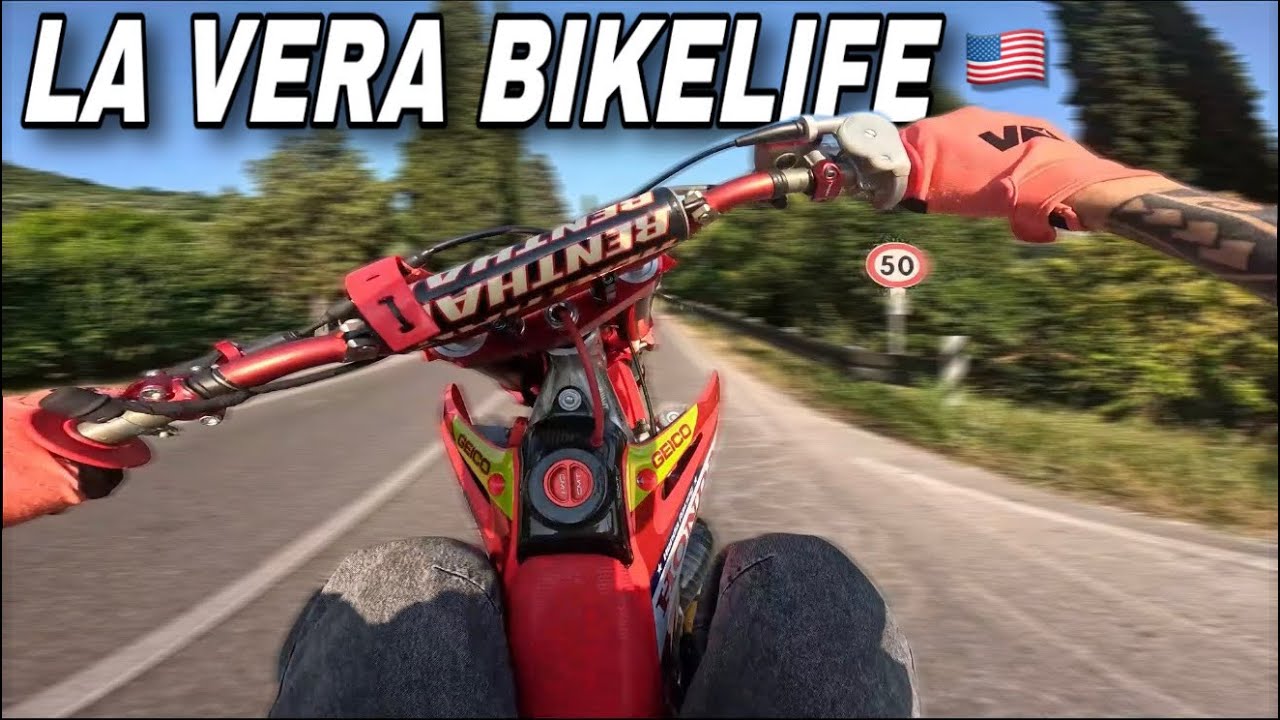 Porto la vera Bike life Americana - Test Honda Cr125 elaborato