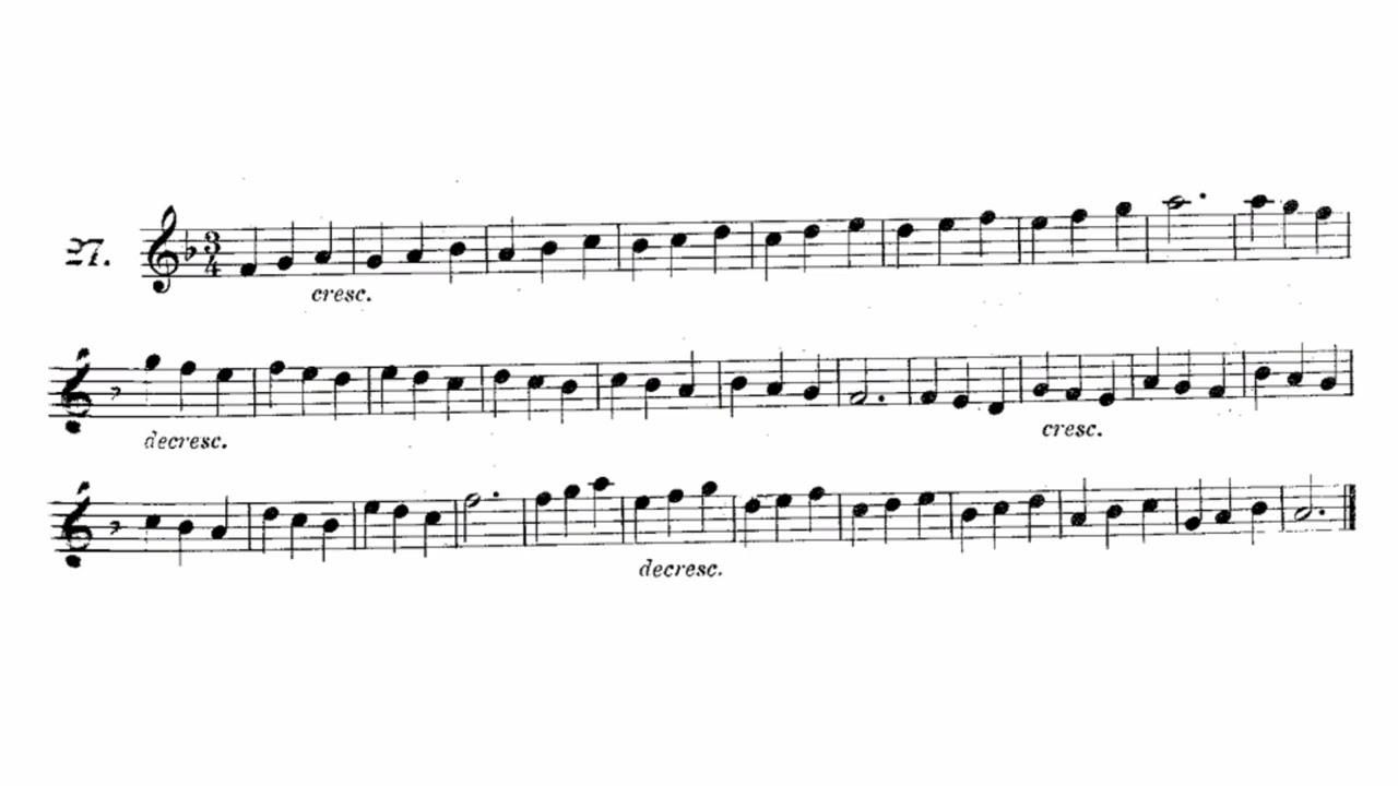 arban trompeta ejercicios N° 27